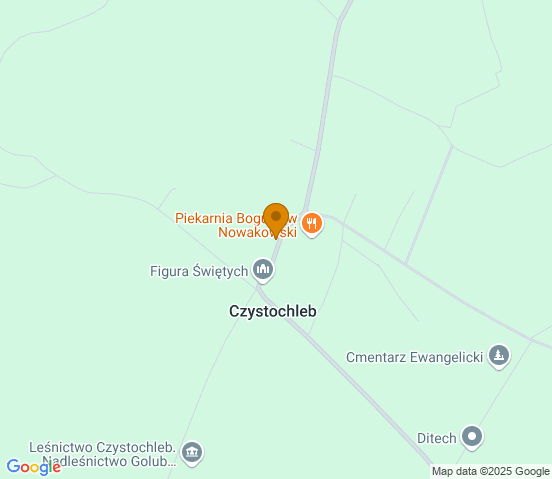 Mapa dojazdu do warsztatu samochodowego w miejscowości Wąbrzeźno