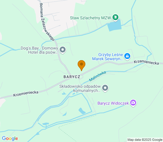 Mapa dojazdu do warsztatu samochodowego w miejscowości Kraków