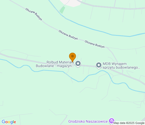 Mapa dojazdu do warsztatu samochodowego w miejscowości Podegrodzie
