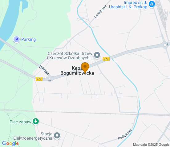 Mapa dojazdu do warsztatu samochodowego w miejscowości Tarnów