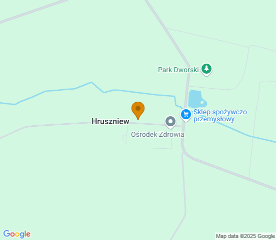 Mapa dojazdu do warsztatu samochodowego w miejscowości Hruszniew