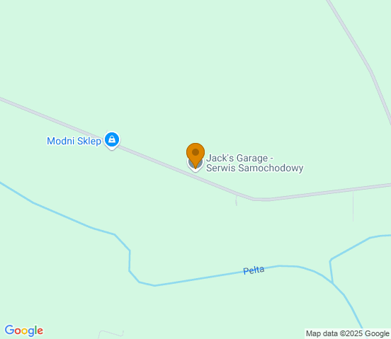 Mapa dojazdu do warsztatu samochodowego w miejscowości Karniewo