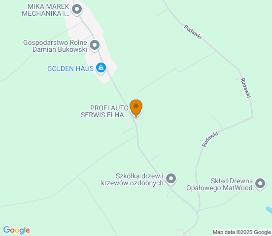 Mapa dojazdu do warsztatu samochodowego w miejscowości Ćwiklice